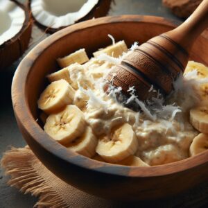 Nationalgericht Samoa: #Banana Mashed with Coconut# (Rezept)