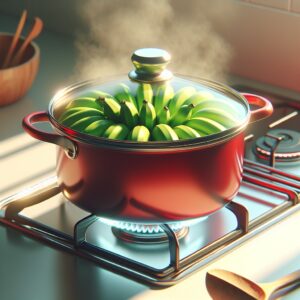 Nationalgericht Samoa: #Boiled Green Bananas# (Rezept)