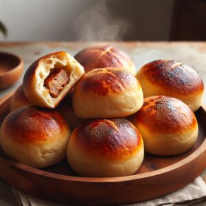Nationalgericht Samoa: #Keke Pua’a (Samoanische Fleischbrötchen)# (Rezept)