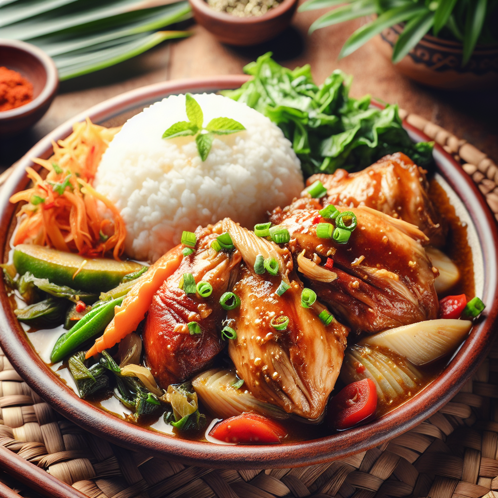 Nationalgericht Samoa: Moa Samoa (Samoanisches Hühnchengericht) (Rezept)