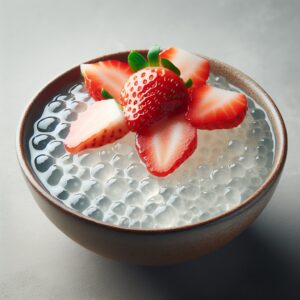 Nationalgericht Samoa: #Pisua (Tapioka-Dessert)# (Rezept)