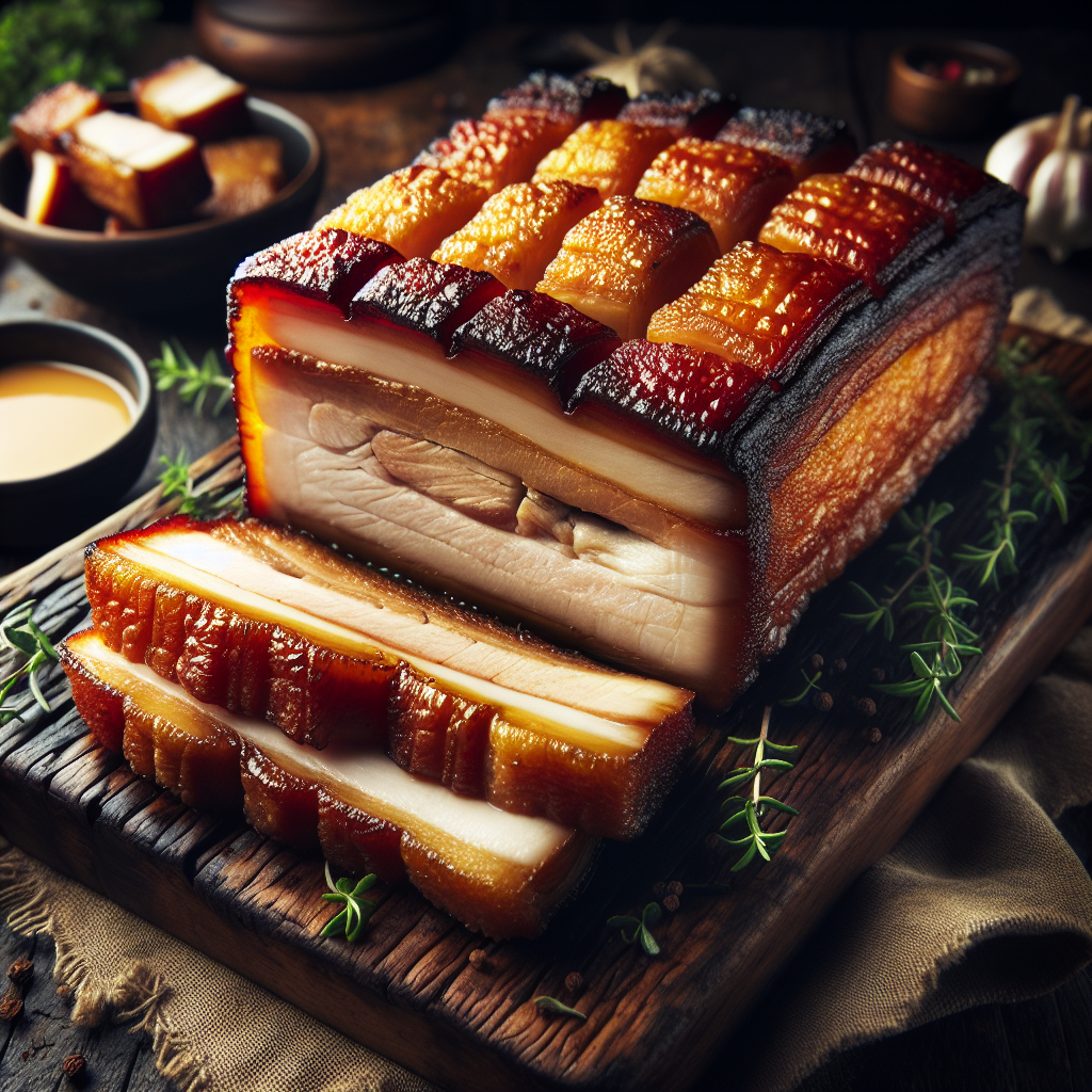 Nationalgericht Samoa: Roasted Pork Belly (Rezept)
