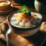 Nationalgericht Samoa: #Steamed Tapioca in Coconut Cream# (Rezept)