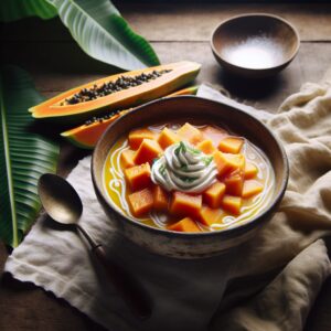 Nationalgericht Samoa: #Supoesi (Samoanische Papayasuppe)# (Rezept)