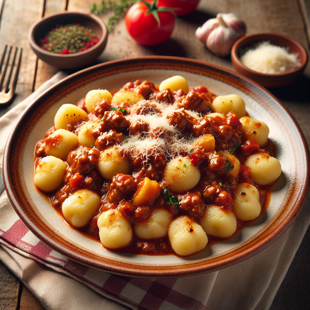 Nationalgericht San Marino: Gnocchi di Patate al Ragù (Rezept)