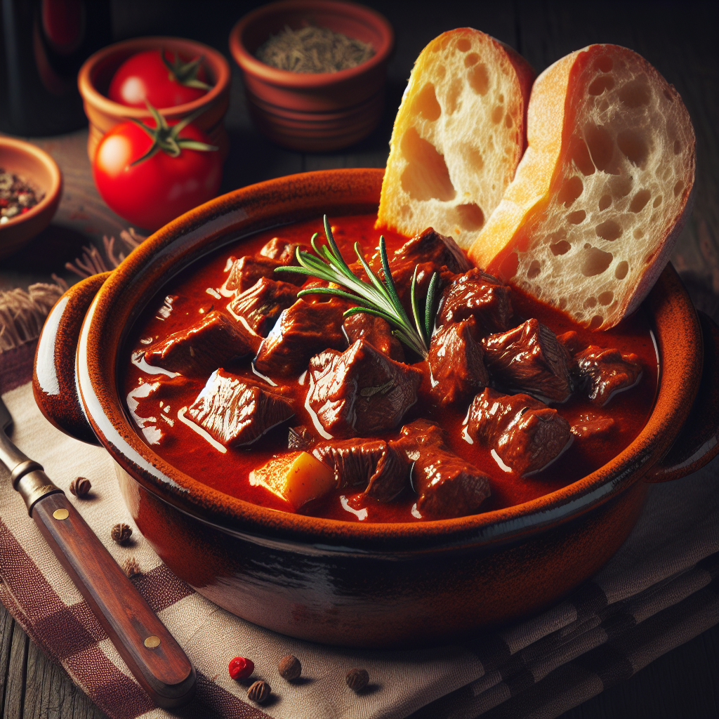 Nationalgericht San Marino: Spezzatino di Manzo (Rezept)