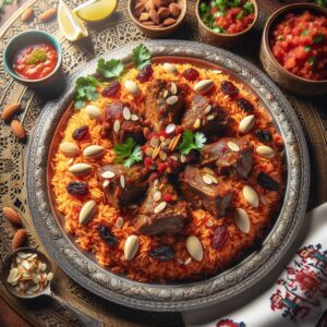 Nationalgericht Saudi-Arabien: #Al-Kabsa Lahm# (Rezept)