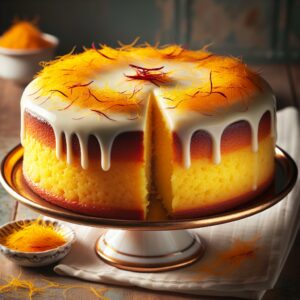 Nationalgericht Saudi-Arabien: #Saffron Milk Cake# (Rezept)