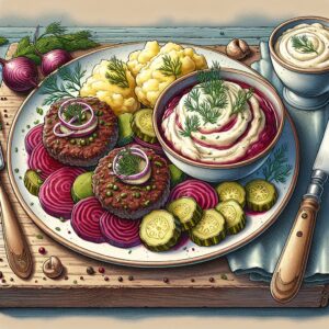 Nationalgericht Schweden: #Biff à la Lindström# (Rezept)