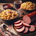Nationalgericht Schweden: #Falukorv med Stuvade Makaroner# (Rezept)