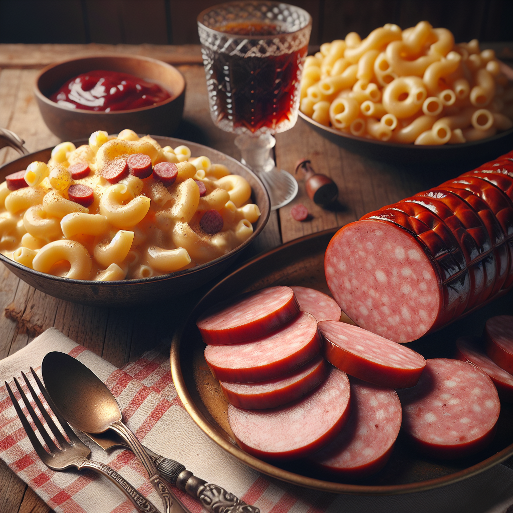 Nationalgericht Schweden: Falukorv med Stuvade Makaroner (Rezept)