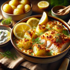 Nationalgericht Schweden: #Fiskgratäng# (Rezept)