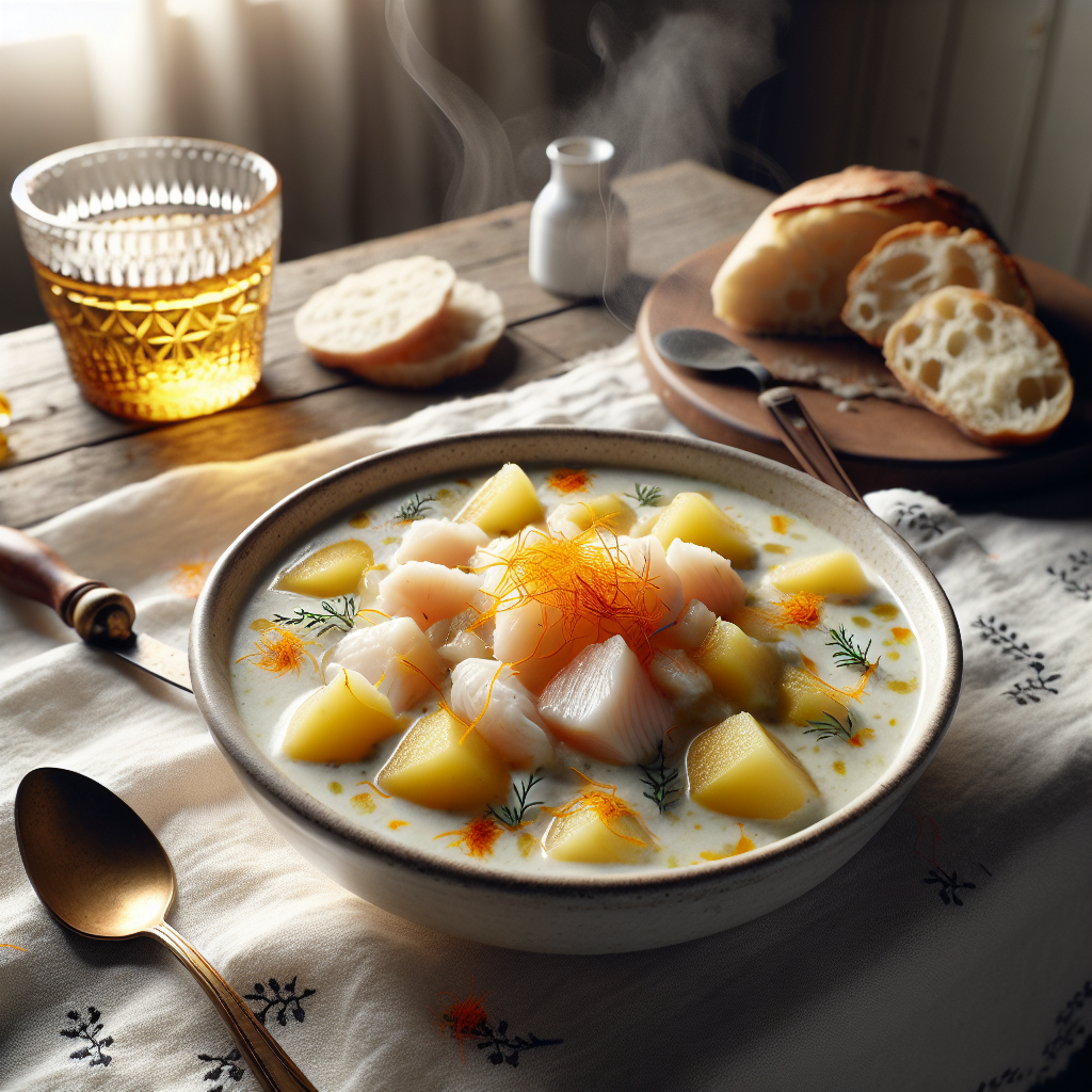 Nationalgericht Schweden: Fisksoppa med Saffran (Rezept)