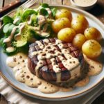 Nationalgericht Schweden: #Kalvstek med Gräddsås# (Rezept)