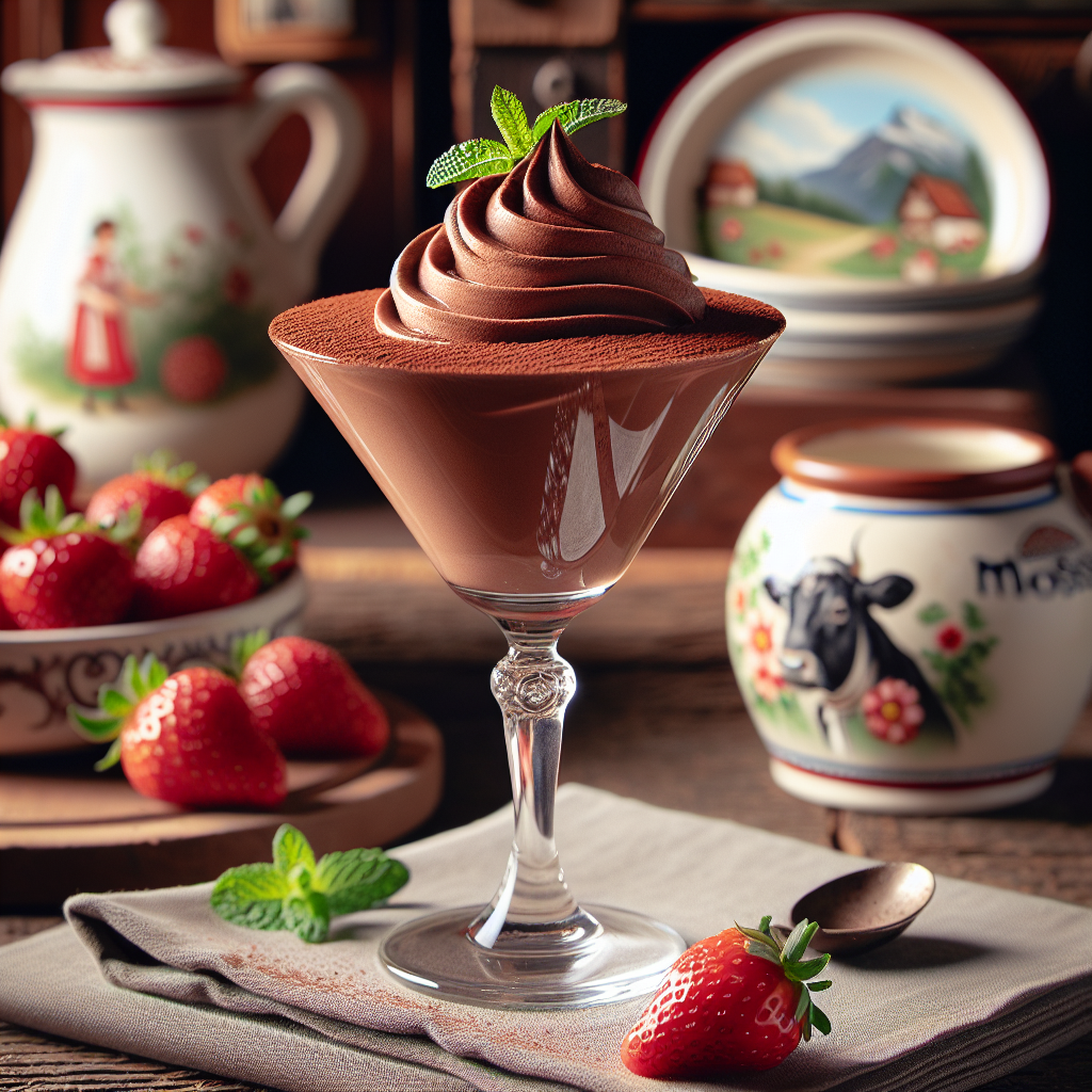 Nationalgericht Schweiz: Schokoladenmousse Schweizer Art (Rezept)