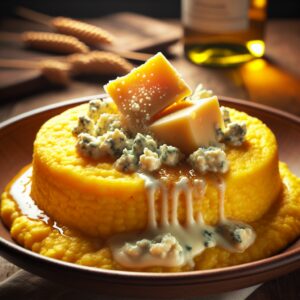 Nationalgericht Schweiz: #Tessiner Polenta mit Gorgonzola# (Rezept)
