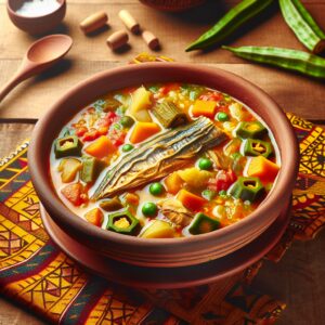 Nationalgericht Senegal: #Kanja Soup# (Rezept)