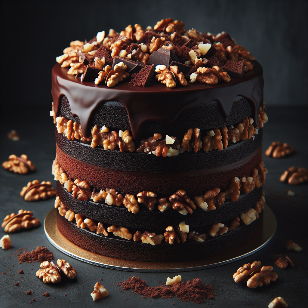 Nationalgericht Serbien: Čokoladna Torta sa Oraha (Rezept)