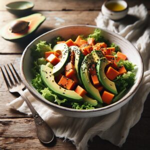 Nationalgericht Seychellen: #Avocado and Papaya Salad# (Rezept)