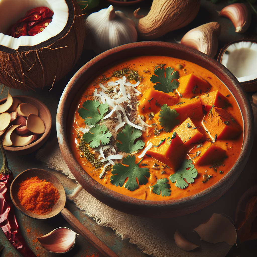 Nationalgericht Seychellen: Coconut and Pumpkin Curry (Rezept)
