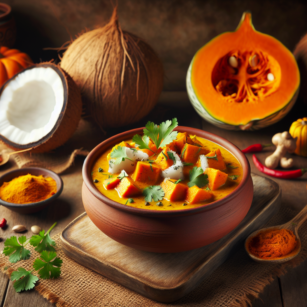 Nationalgericht Seychellen: Coconut and Pumpkin Curry (Rezept)