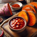 Nationalgericht Sierra Leone: #Boiled Yam with Pepper Sauce# (Rezept)