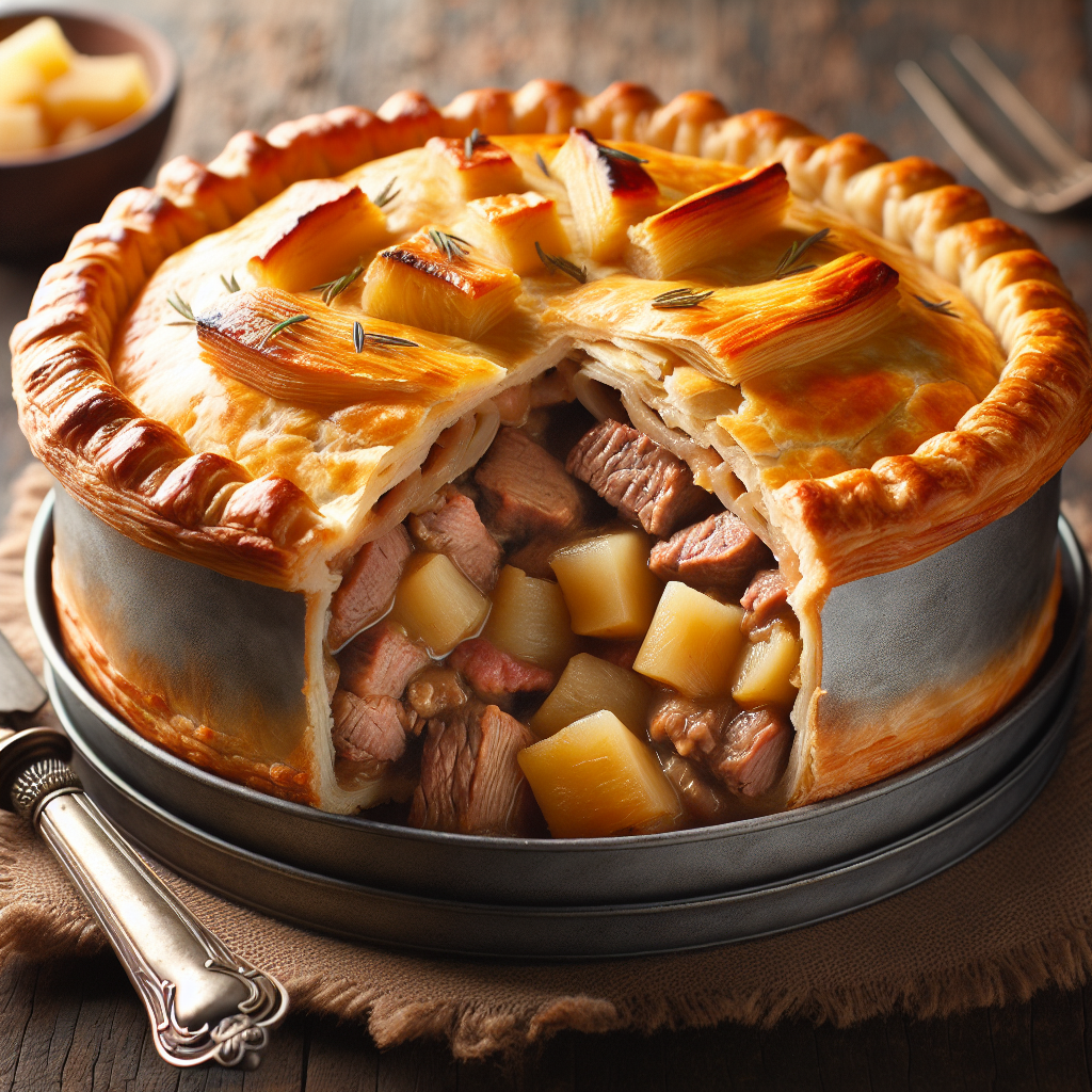 Nationalgericht Sierra Leone: Meat and Cassava Pie (Rezept)