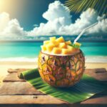 Nationalgericht Sierra Leone: #Pineapple Coconut Drink# (Rezept)