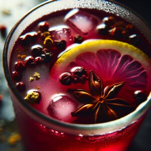 Nationalgericht Sierra Leone: #Spiced Hibiscus Drink# (Rezept)