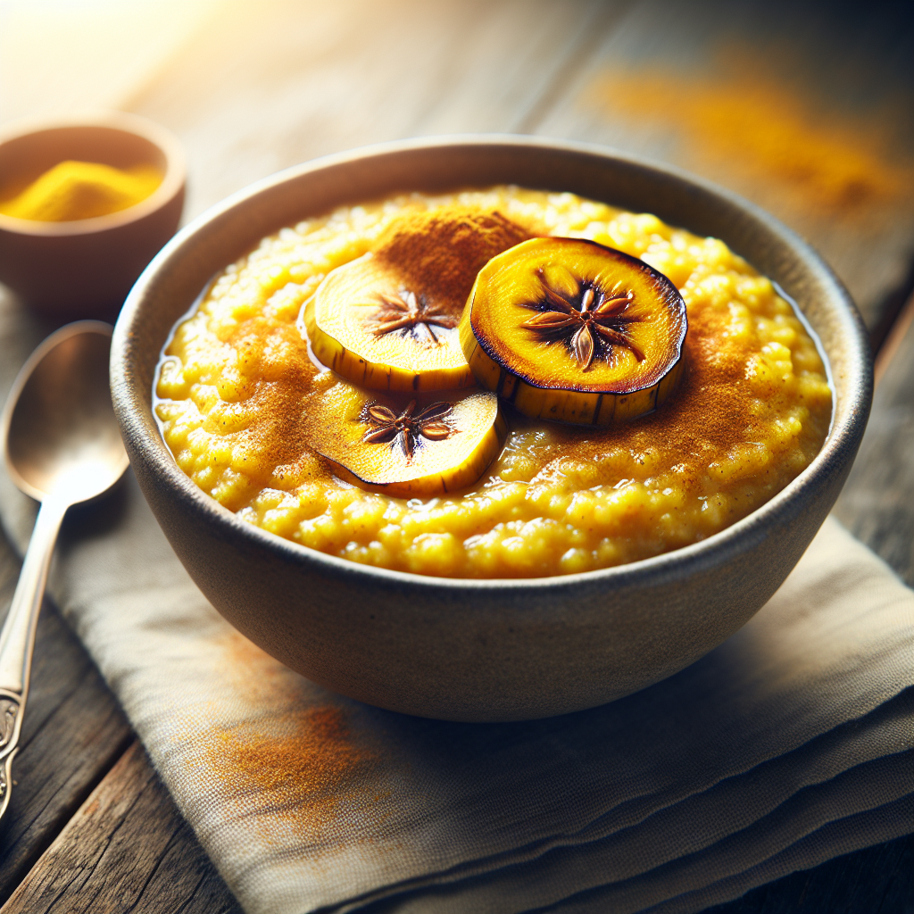 Nationalgericht Sierra Leone: Spiced Plantain Porridge (Rezept)