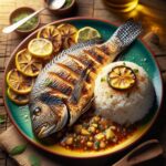 Nationalgericht Simbabwe: #Grilled Tilapia with Sadza# (Rezept)