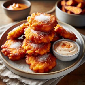 Nationalgericht Simbabwe: #Sweet Potato Fritters# (Rezept)