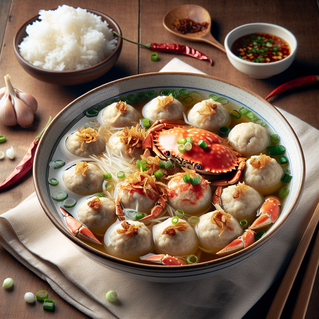 Nationalgericht Singapur: Bakwan Kepiting (Rezept)