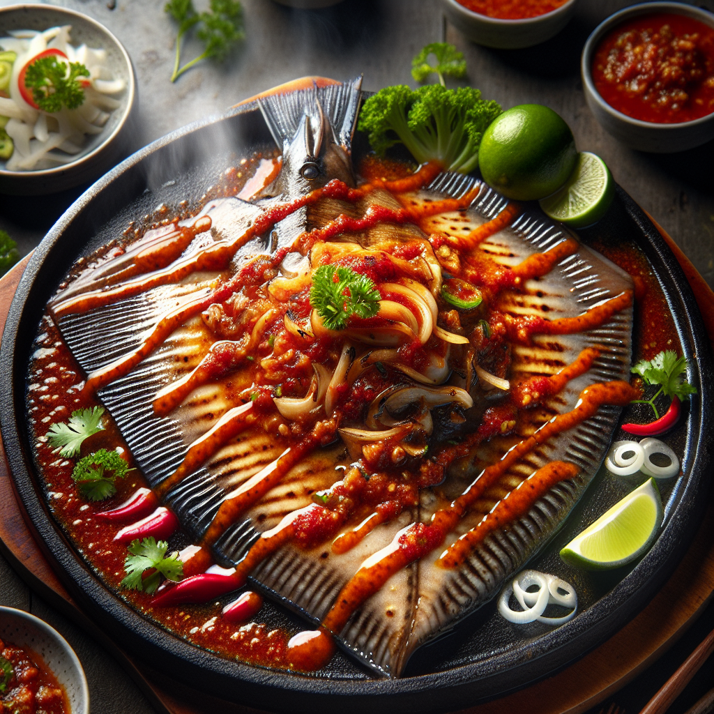 Nationalgericht Singapur: BBQ Sambal Stingray (Rezept)