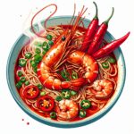 Nationalgericht Singapur: #Chilli Prawn Noodles# (Rezept)