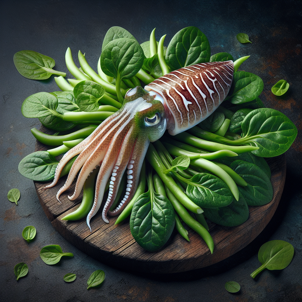 Nationalgericht Singapur: Cuttlefish Kangkong (Rezept)