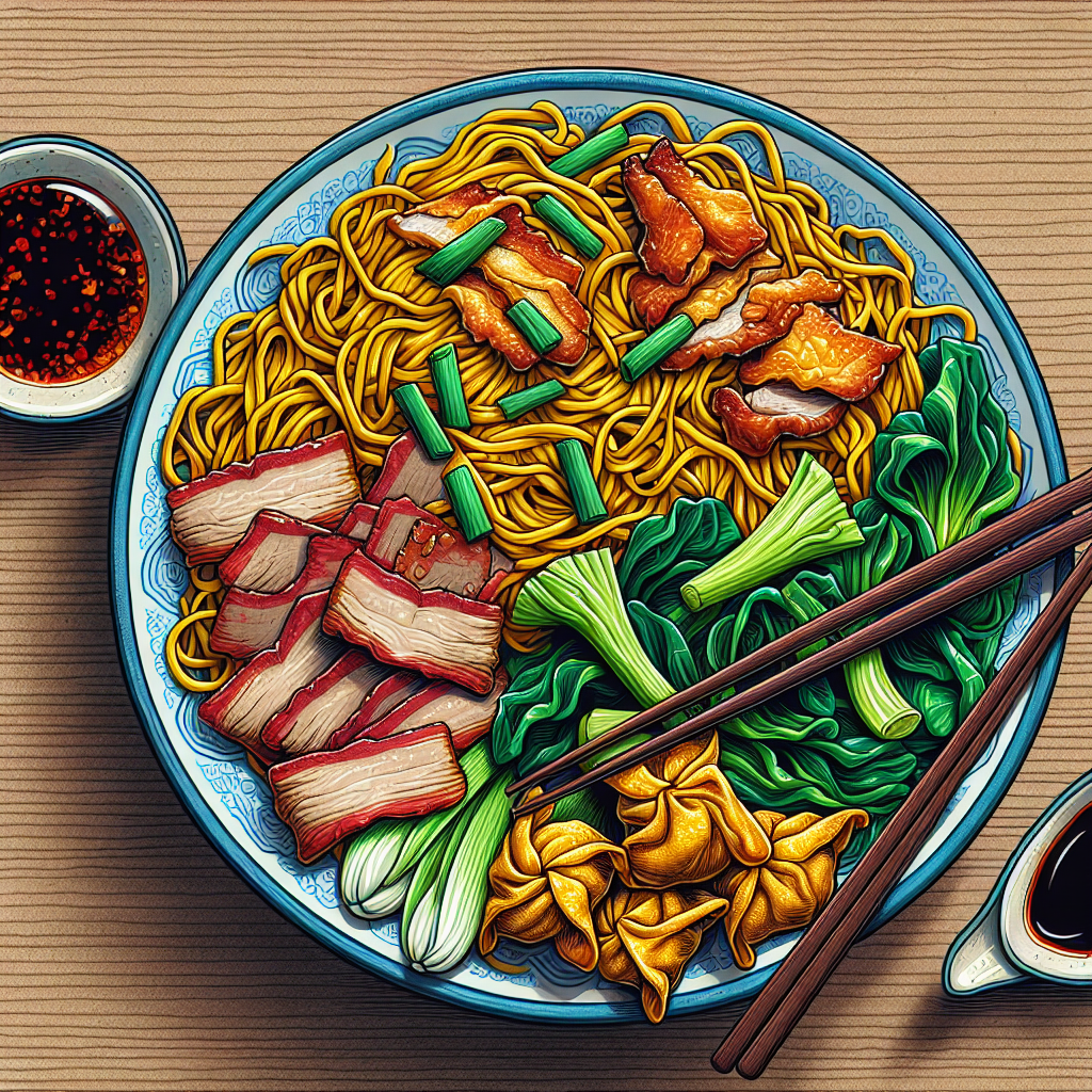 Nationalgericht Singapur: Fried Wanton Mee (Rezept)