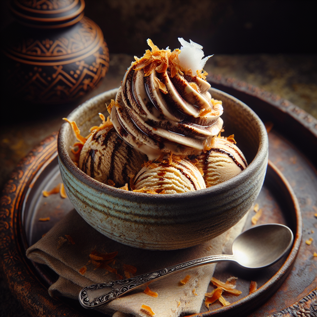 Nationalgericht Singapur: Gula Melaka Ice Cream (Rezept)