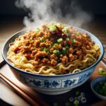 Nationalgericht Singapur: #Minced Pork Noodles# (Rezept)
