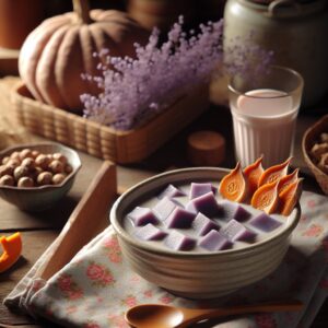 Nationalgericht Singapur: #Yam Paste Dessert# (Rezept)