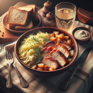 Nationalgericht Slowakei: #Bravčové Pečené s Kapustou# (Rezept)