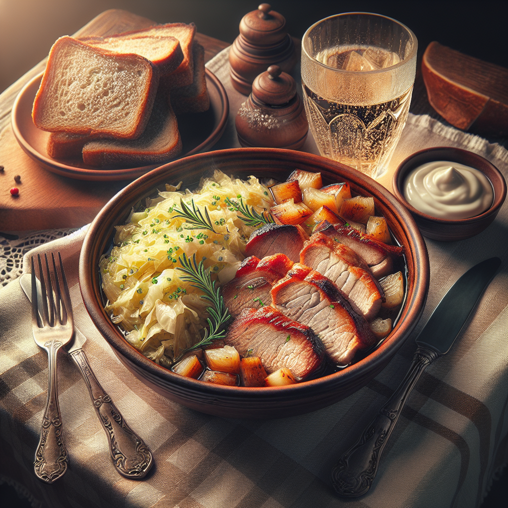 Nationalgericht Slowakei: Bravčové Pečené s Kapustou (Rezept)