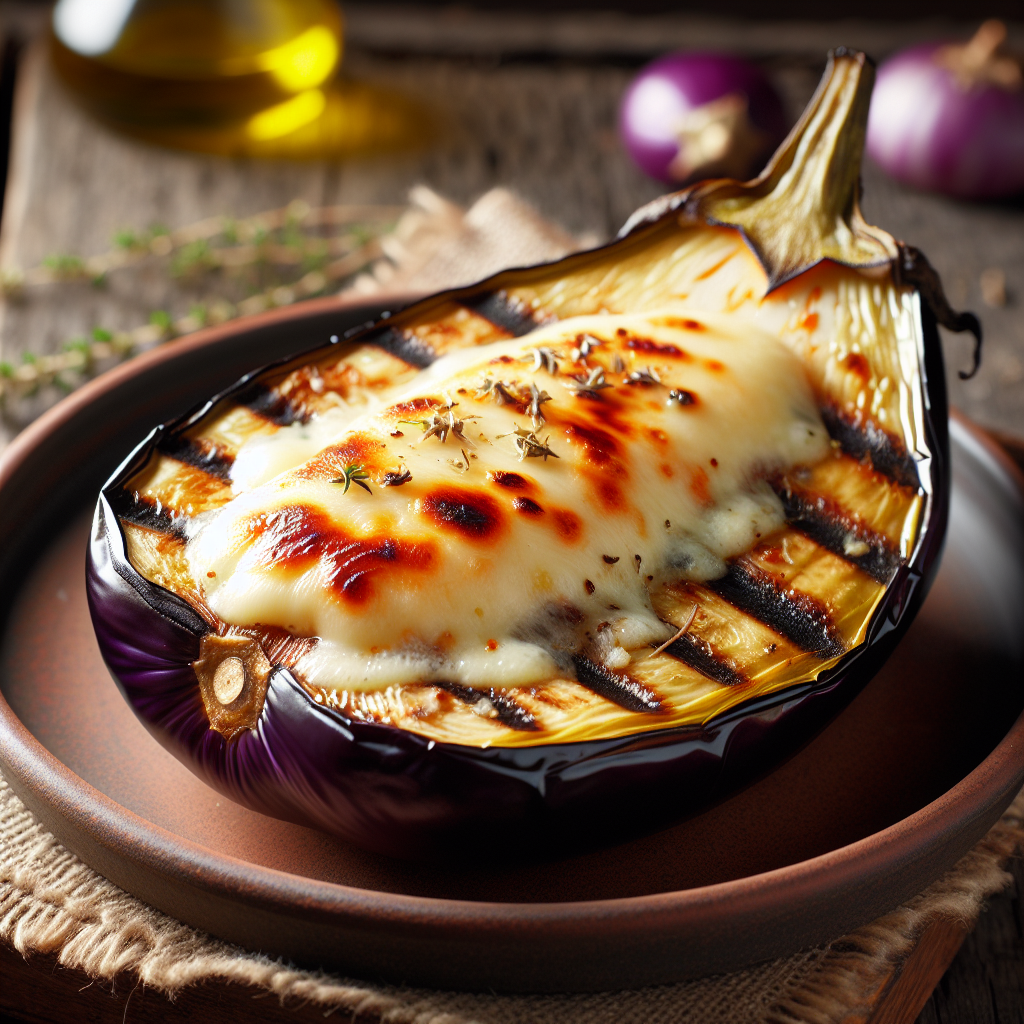 Nationalgericht Slowakei: Grilovaný Baklažán so Syrom (Rezept)