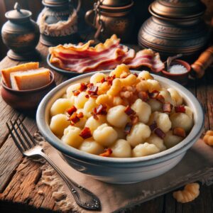 Nationalgericht Slowakei: #Halušky s Tvarohom a Škvarkami# (Rezept)