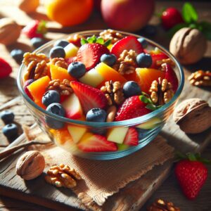 Nationalgericht Slowakei: #Ovocný Šalát s Orechmi# (Rezept)