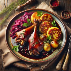 Nationalgericht Slowakei: #Pečené Kačacie Stehná# (Rezept)