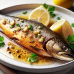 Nationalgericht Slowakei: #Pečený Pstruh s Cesnakovým Maslom# (Rezept)