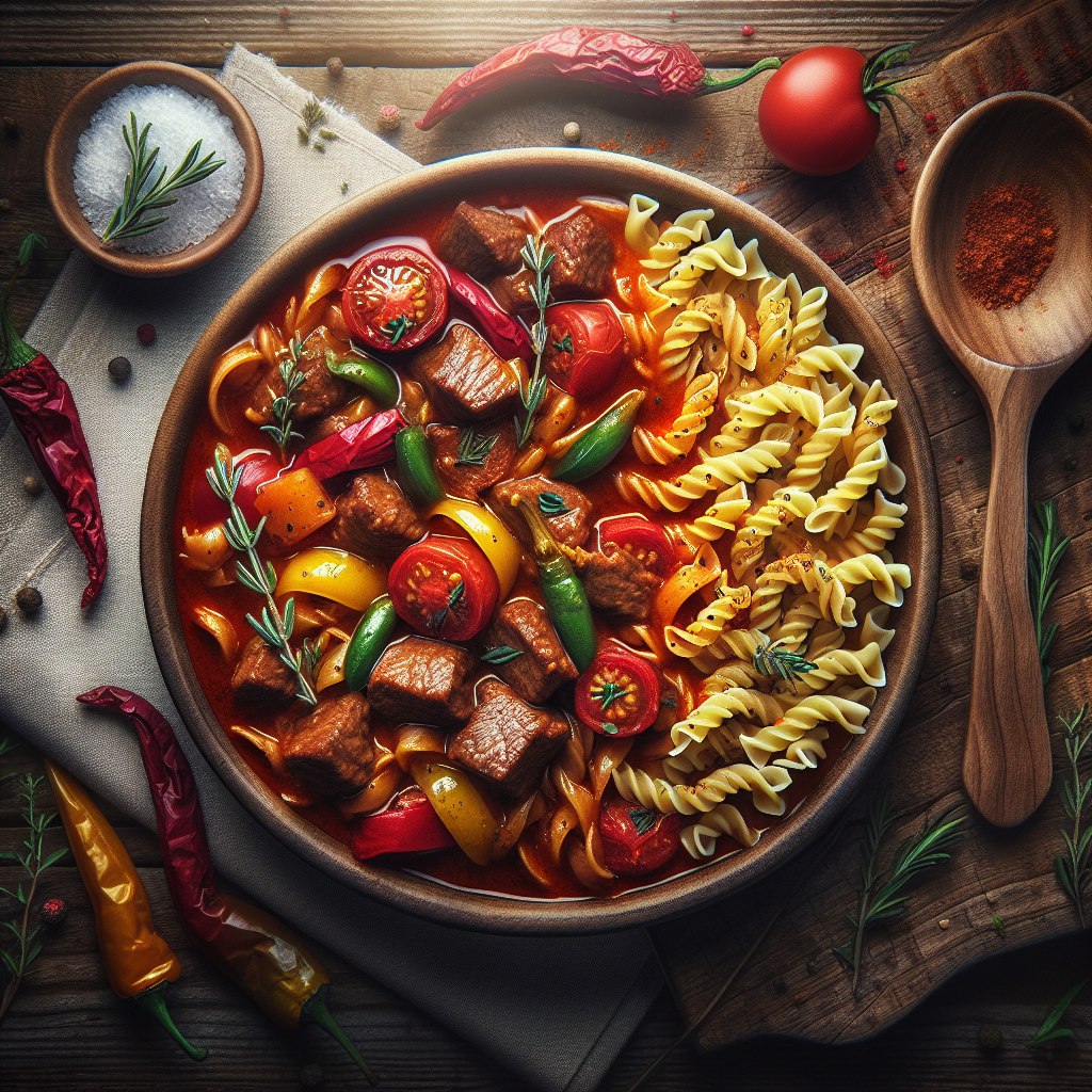 Nationalgericht Slowakei: Perkelt s Tarhoňou (Rezept)