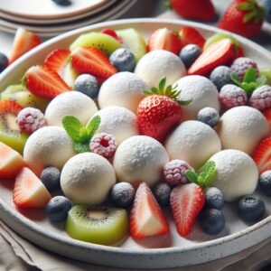 Nationalgericht Slowakei: #Tvarohové Guľky s Ovocím# (Rezept)