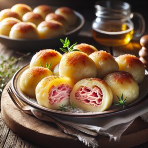 Nationalgericht Slowakei: #Zemiakové Knedle plnené Údeným Mäskom# (Rezept)